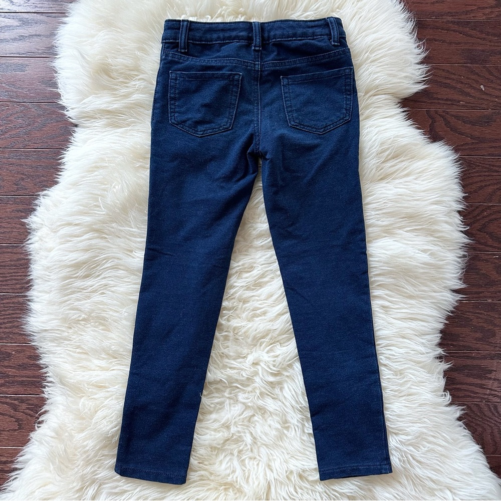 Girls Size 7/8 1/4 Zip Columbia Fleece Pullover & Cat & Jack Blue Jeggings - Picture 8 of 9